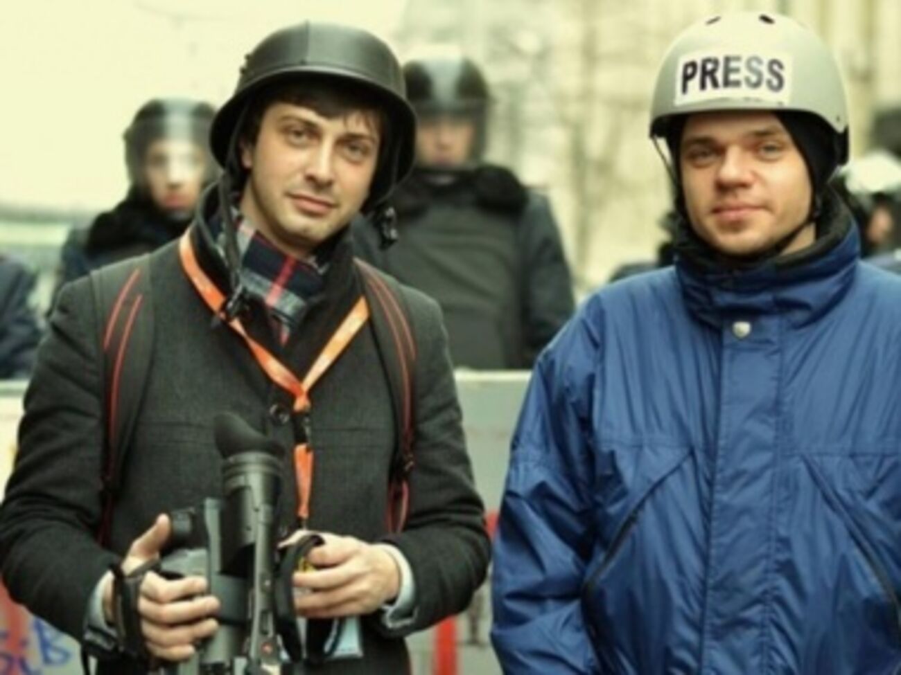 Белорусские журналисты готовили материал о событиях в Донецкой области