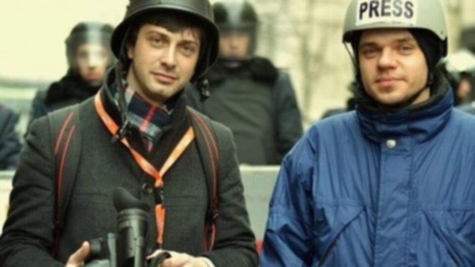 Белорусские журналисты готовили материал о событиях в Донецкой области