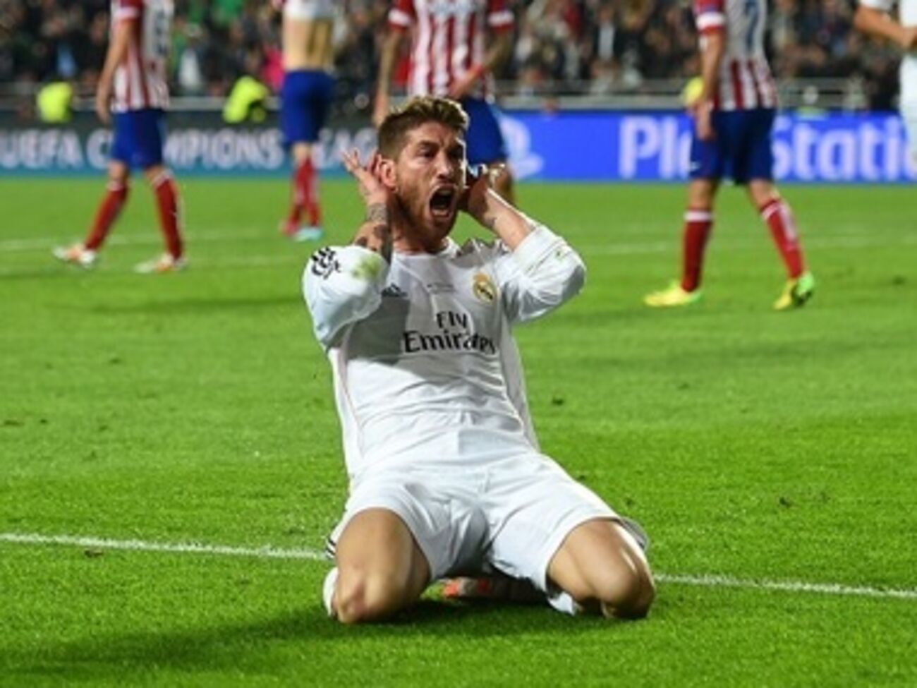 Серхио Рамос не может поверить своему счастью