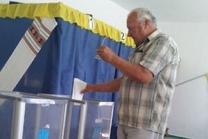 Избирательный участок в Херсонской области