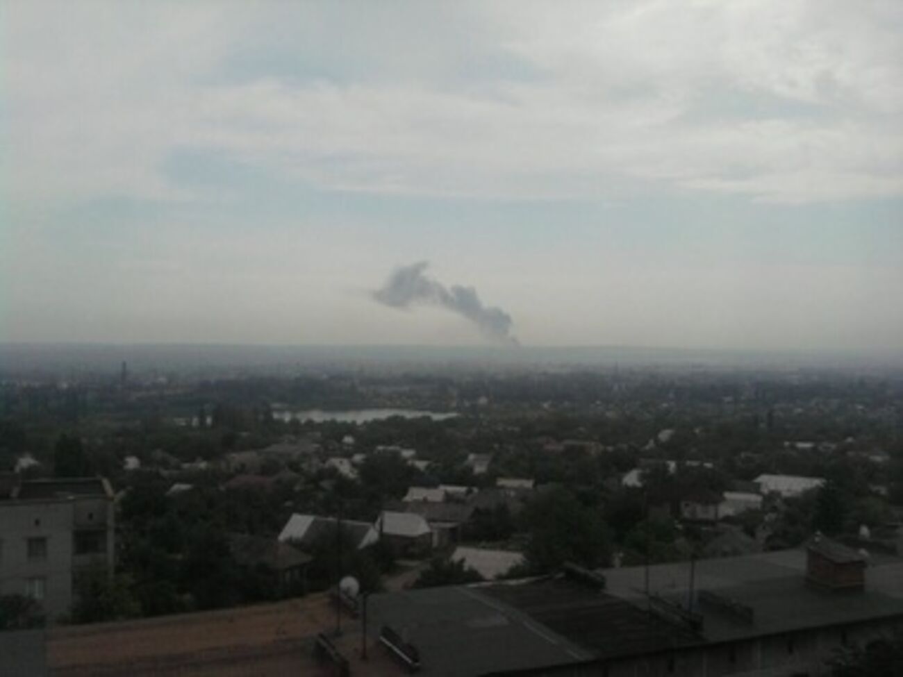 Место падения вертолета