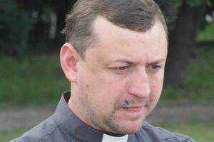 Избитый сепаратистами священник Сергей Косяк