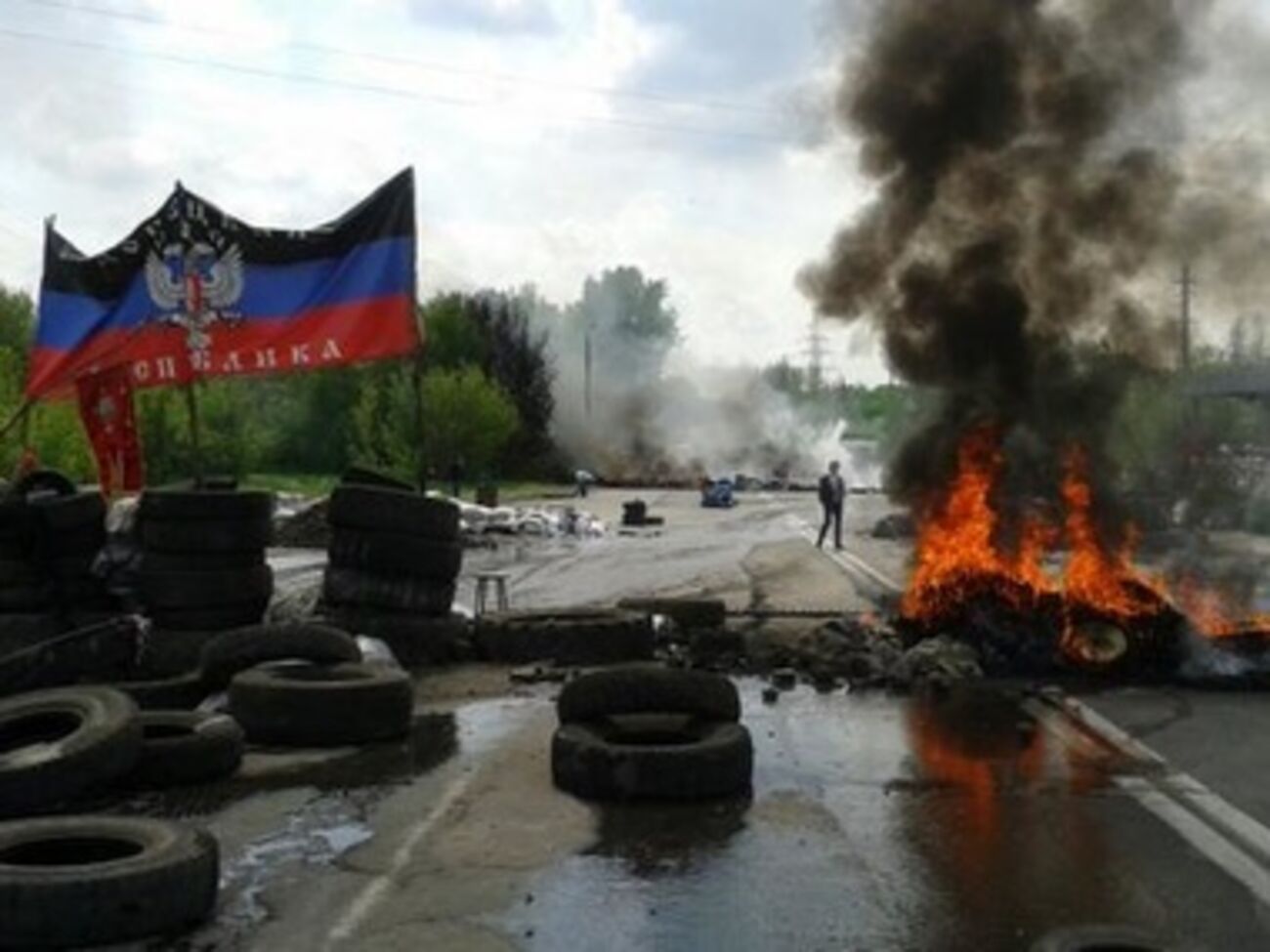 В Краматорске идут бои