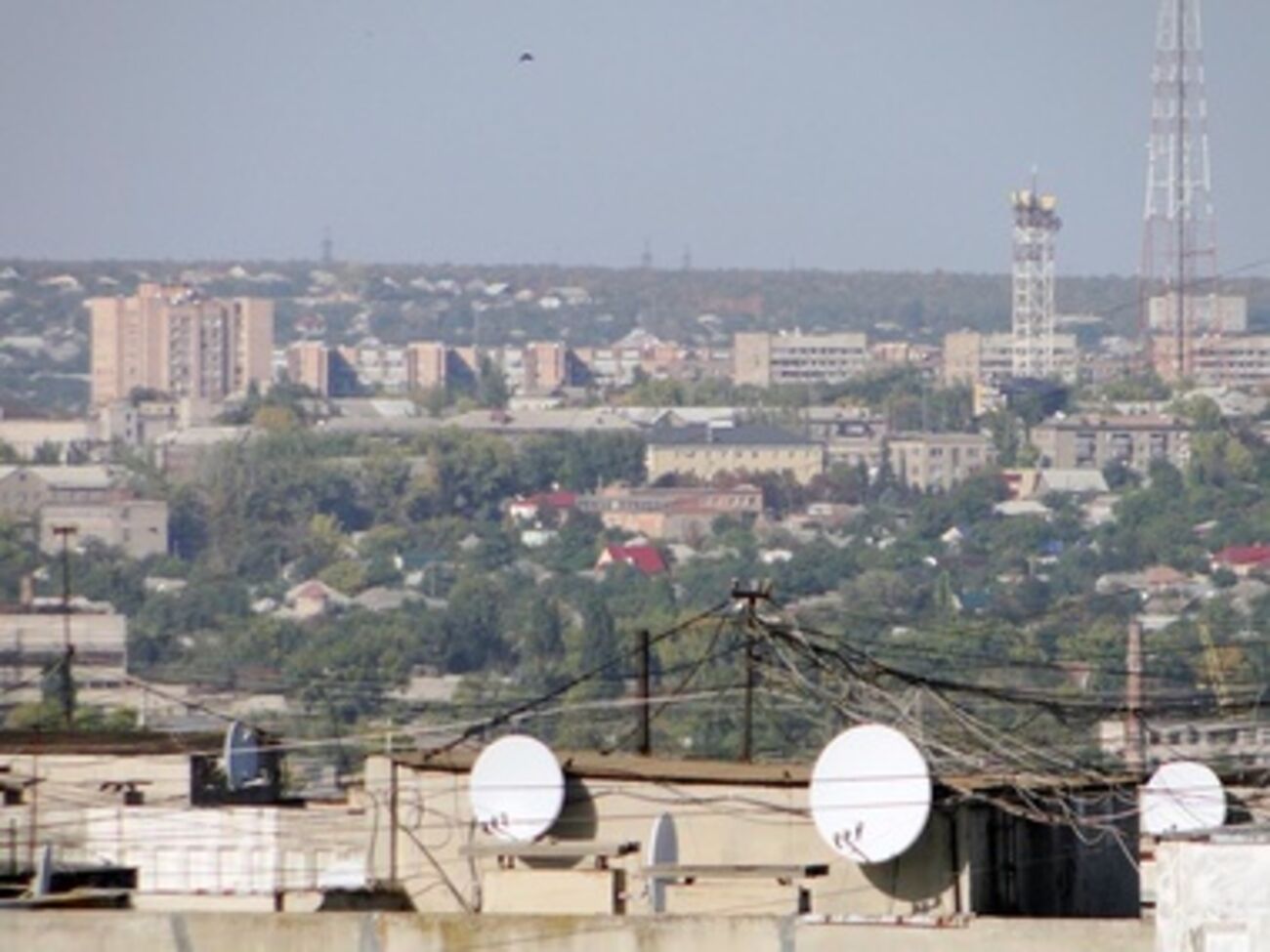В Луганске прервали трансляцию трех украинских каналов