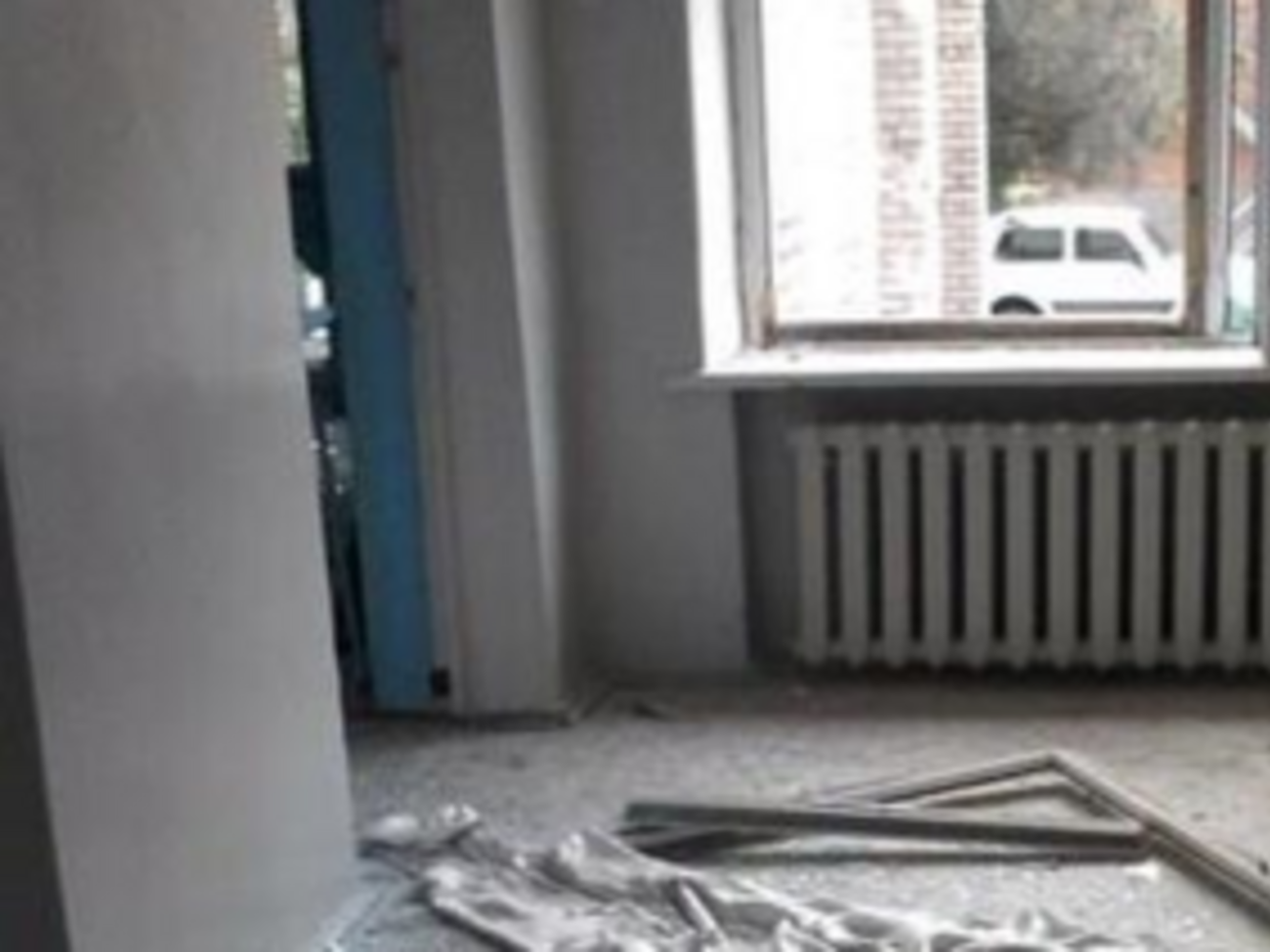 Больница после обстрела