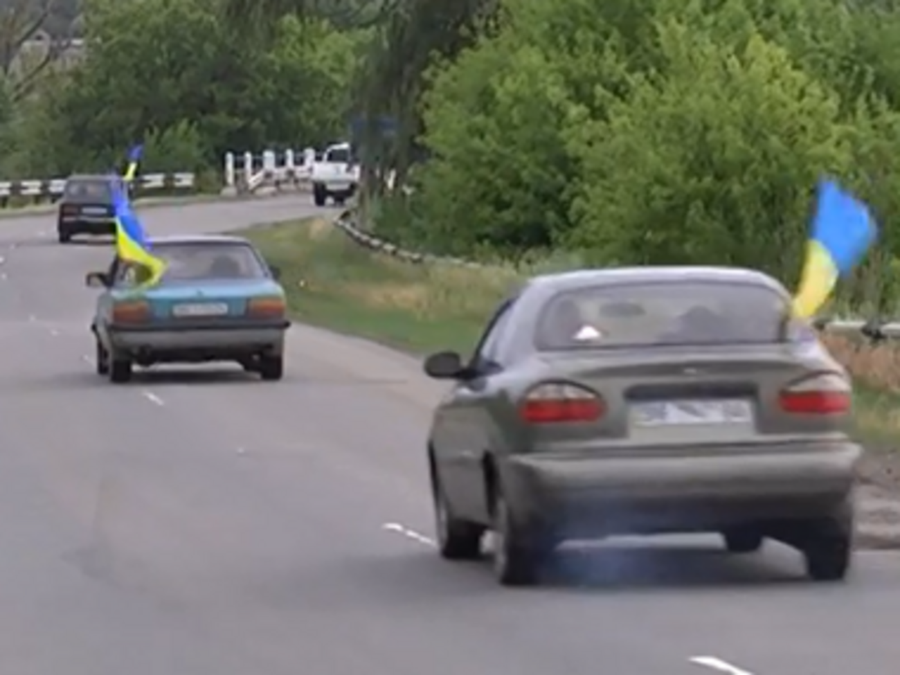 Автопробег начался на рубеже Сватовского и Старобельского районов