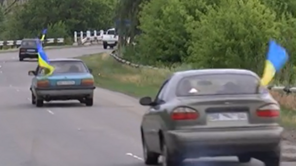 Автопробег начался на рубеже Сватовского и Старобельского районов