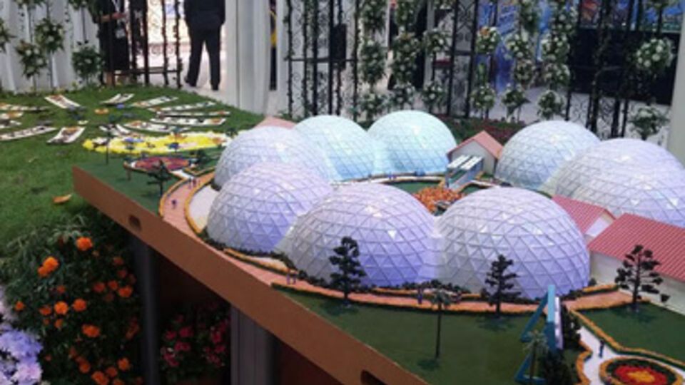 Макет парка