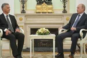 Сегодня Путин встретился с председателем ОБСЕ Дидье Буркхальтером