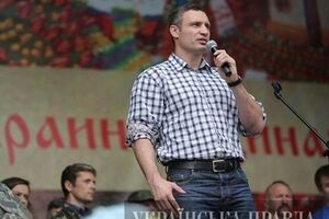 Виталий Кличко выступил сегодня на Вече