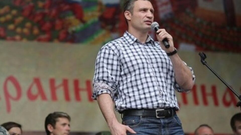 Виталий Кличко выступил сегодня на Вече