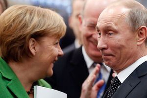 Владимир Путин и Ангела Меркель по схожему принципу отстаивают государственные интересы, уверена Марин Ле Пен