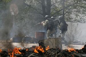 Террористы вели огонь из стрелкового оружия и гранатометов