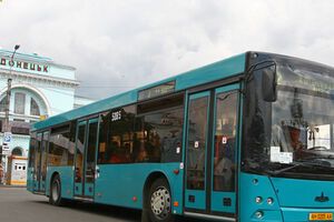 Весь общественный транспорт вышел на маршруты