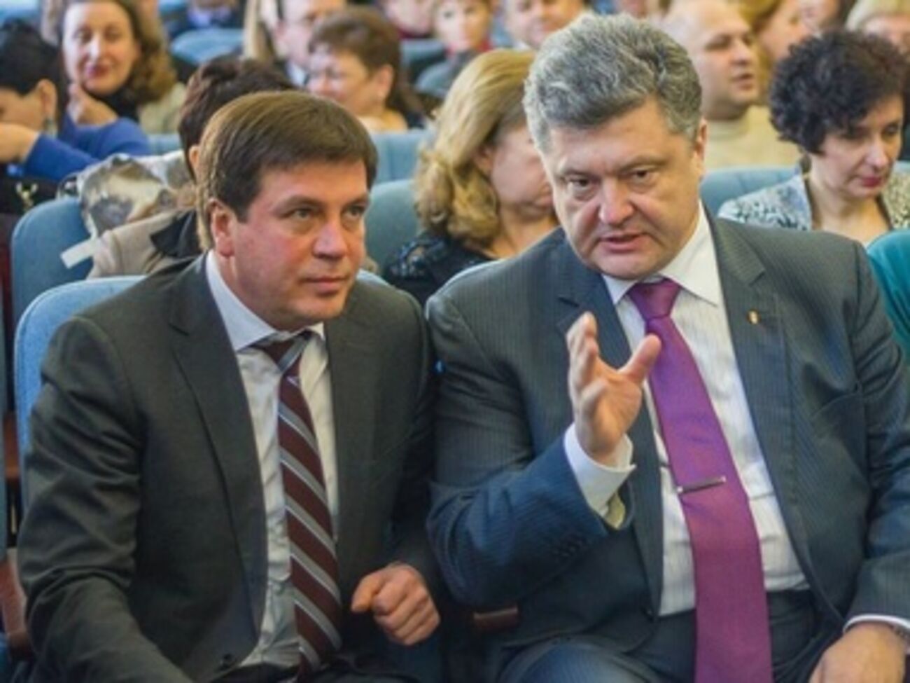 Геннадий Зубко и Петр Порошенко