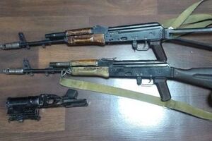 При задержании у террориста изъяли автоматическое оружие