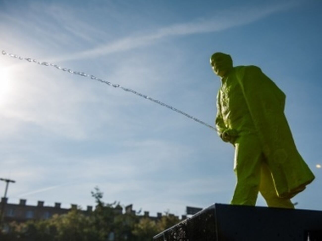 Яркую скультуру назвали&nbsp;"Фонтан будущего"