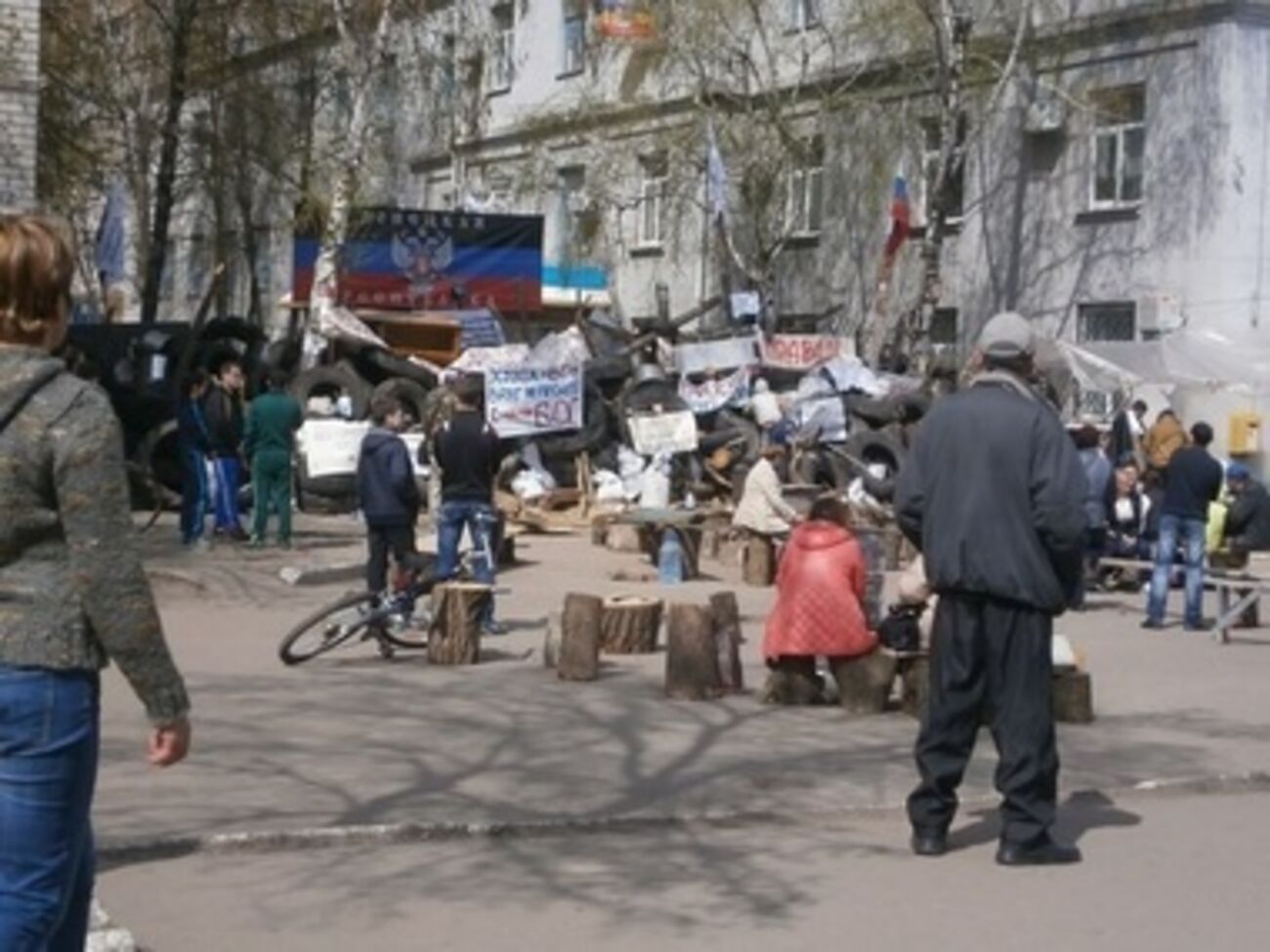 Ночью в Славянске активизировался конфликт террористов и украинских военных