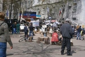 Ночью в Славянске активизировался конфликт террористов и украинских военных