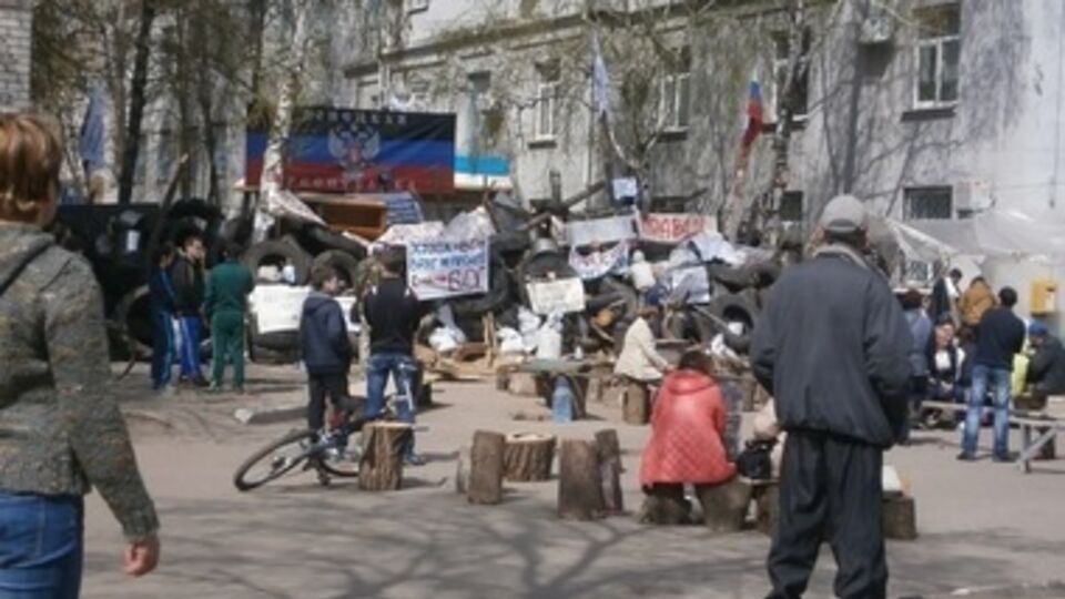 Ночью в Славянске активизировался конфликт террористов и украинских военных