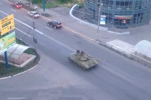 Танки на улицах Макеевки