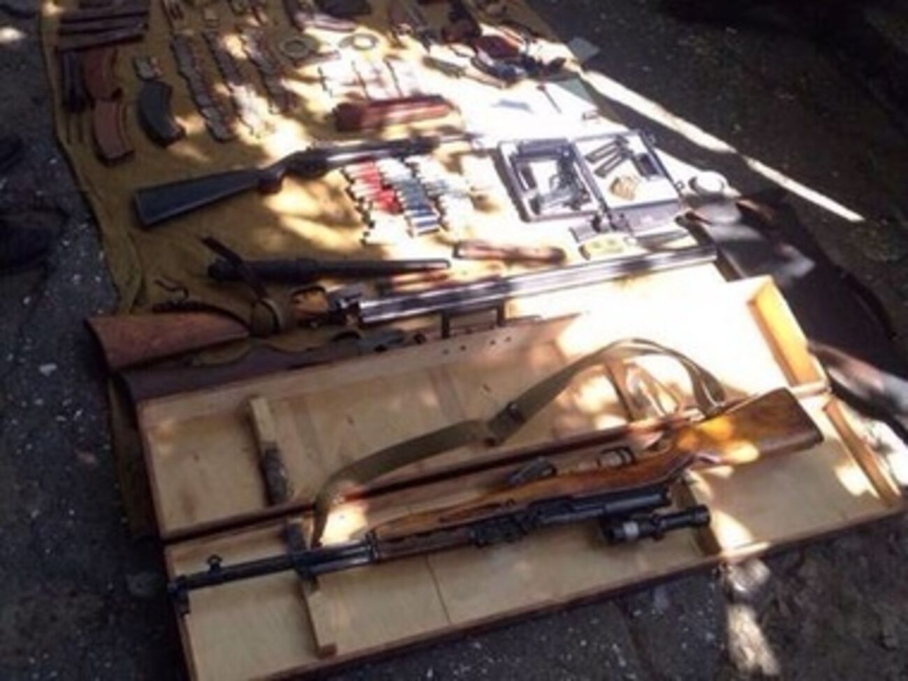 У преступников были выявлены различные механизмы и части к стрелковому оружию