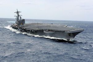 США отправили в Ирак авианосец "Джордж Буш", но американские войска введены не будут