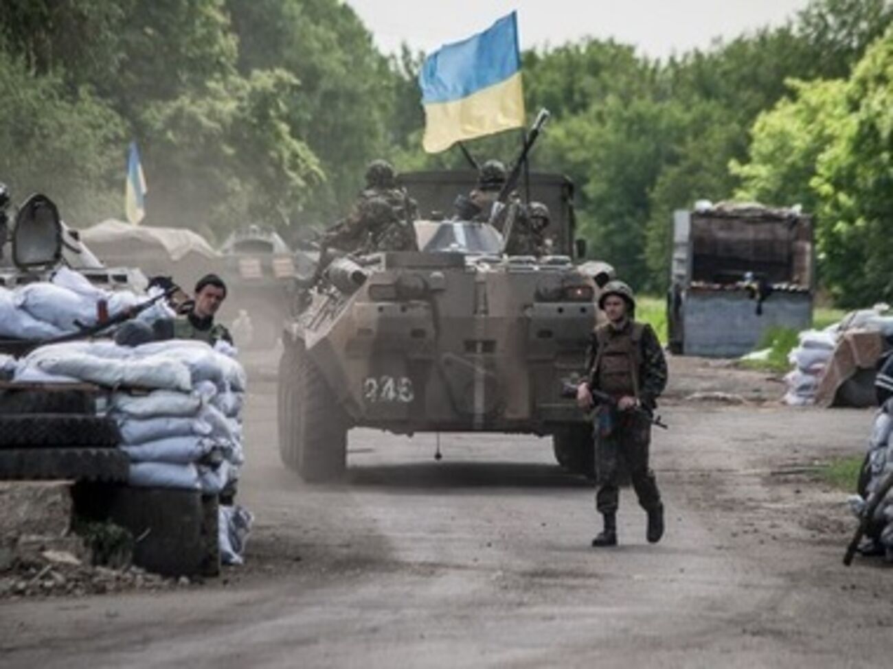 Террористы ночью нападали на силы АТО