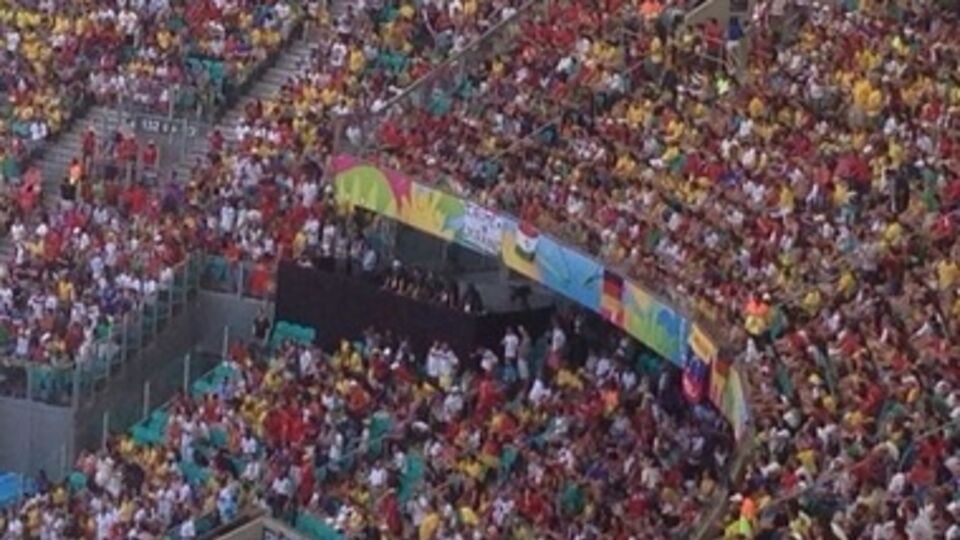 Болельщики поддержали Украину в Бразилии