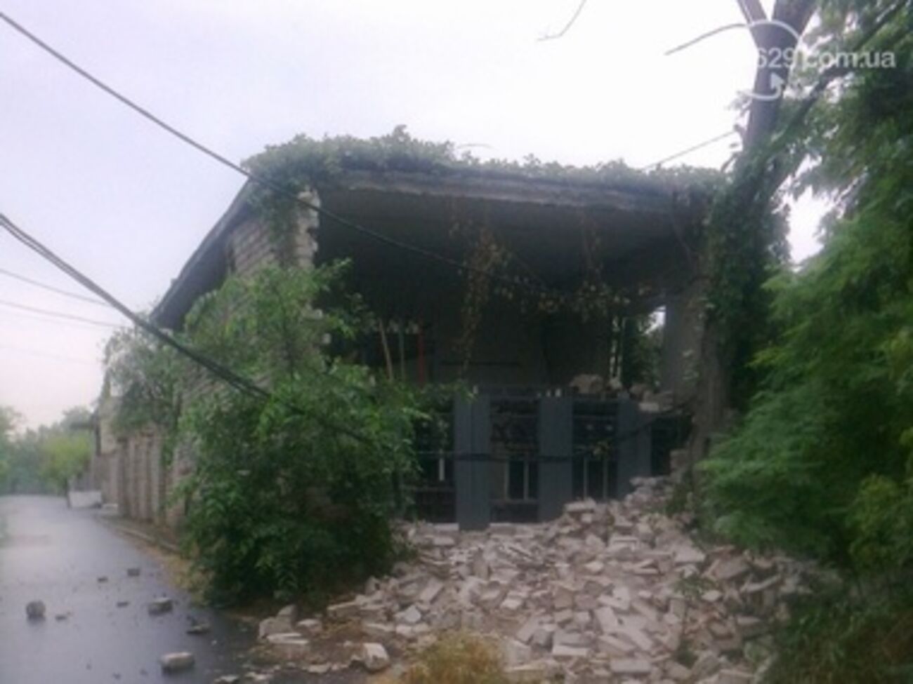 Взрыв обесточил телевышку