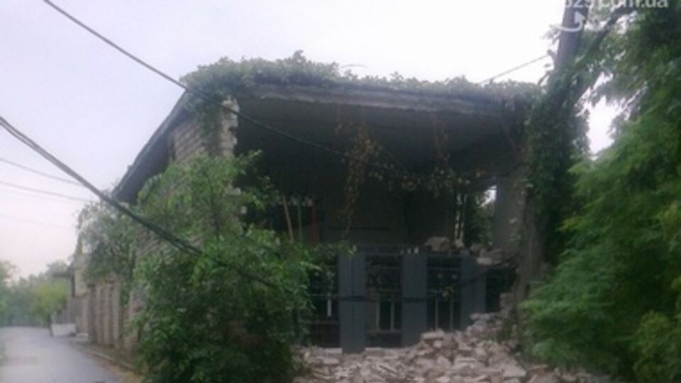 Взрыв обесточил телевышку