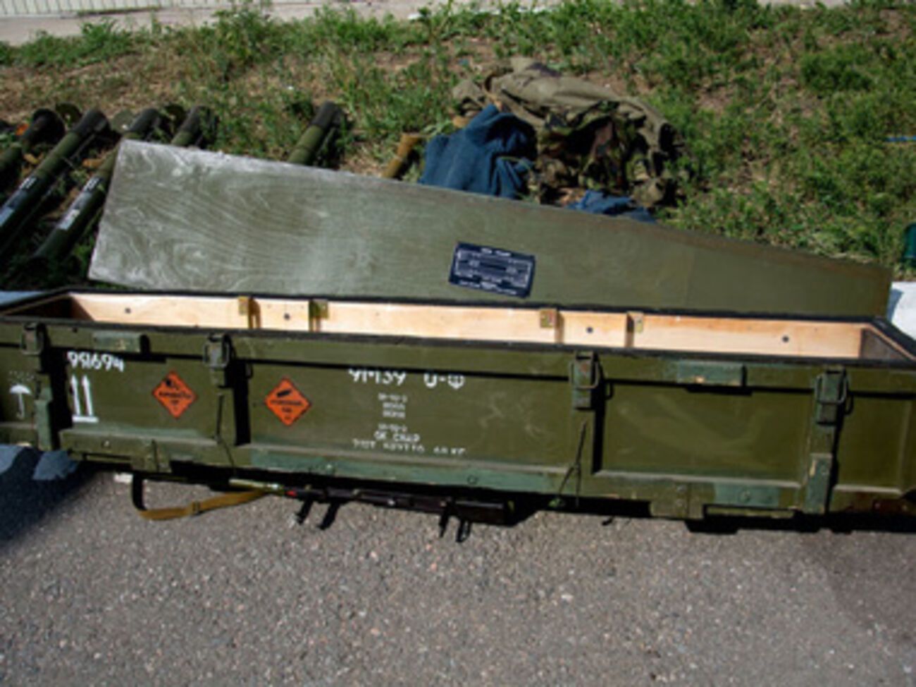 В ящике из-под ПЗРК "Игла" нашли упаковочный лист из российской воинской части