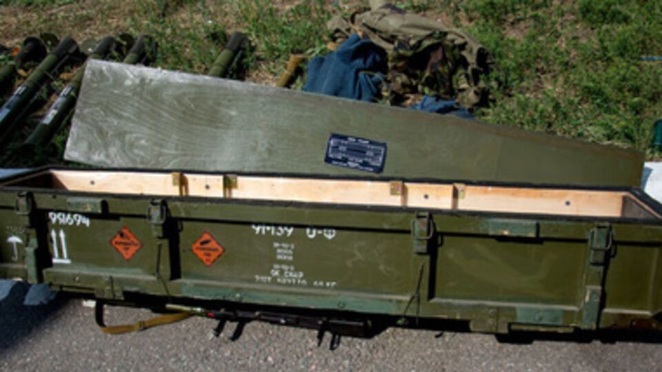 В ящике из-под ПЗРК "Игла" нашли упаковочный лист из российской воинской части