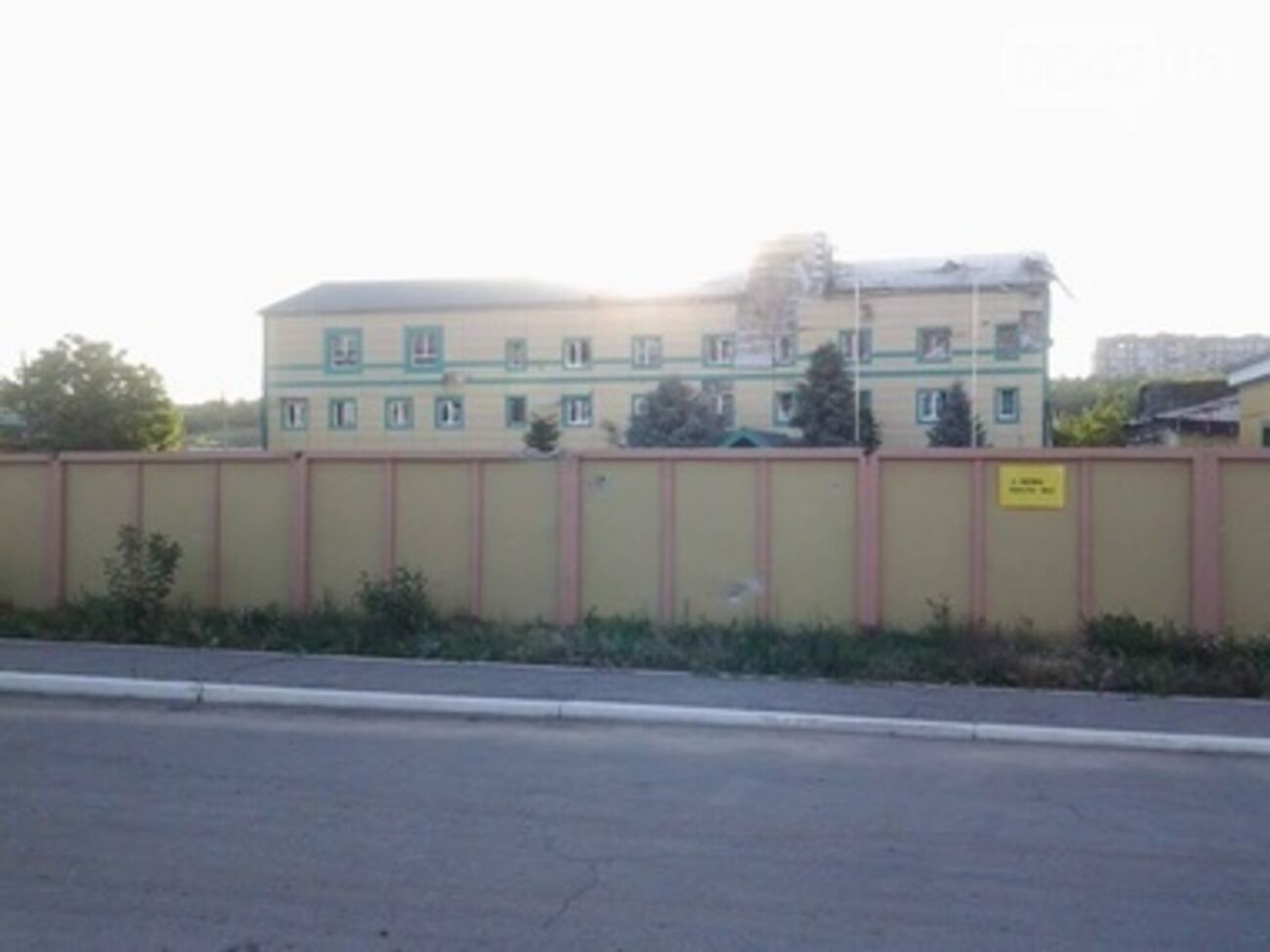 Погранотряд Луганска находится в жилых кварталах