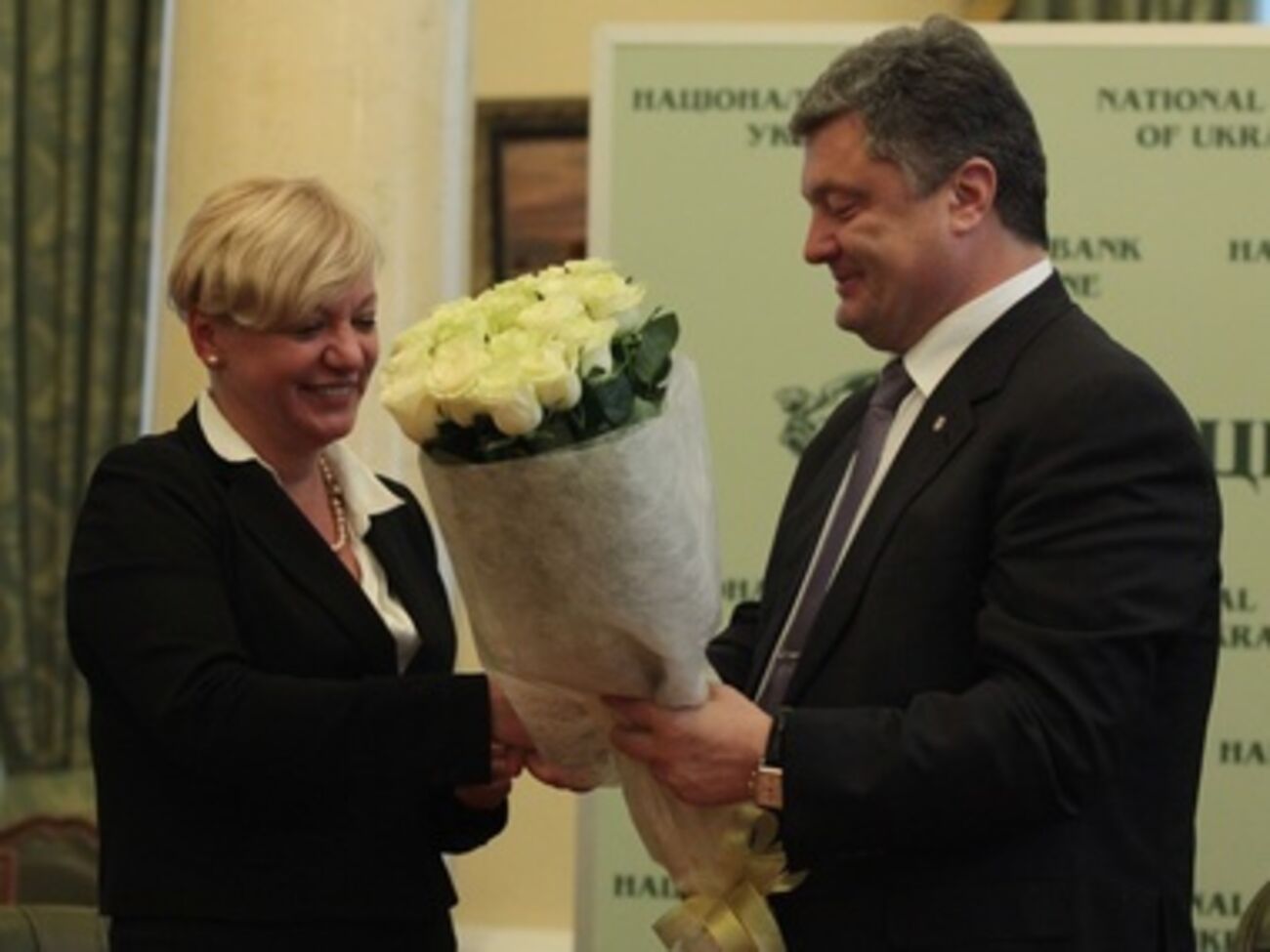 Порошенко назвал Гонтареву "одним из лучших банкиров, которых он когда-либо встречал"
