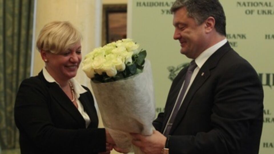 Порошенко назвал Гонтареву "одним из лучших банкиров, которых он когда-либо встречал"