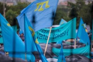 Митинг крымских татар
