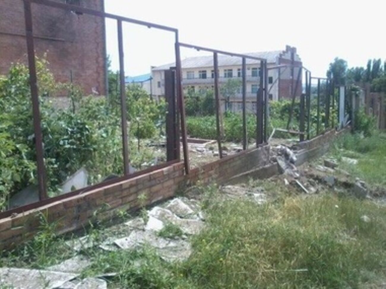 Славянск после обстрела 20 июня