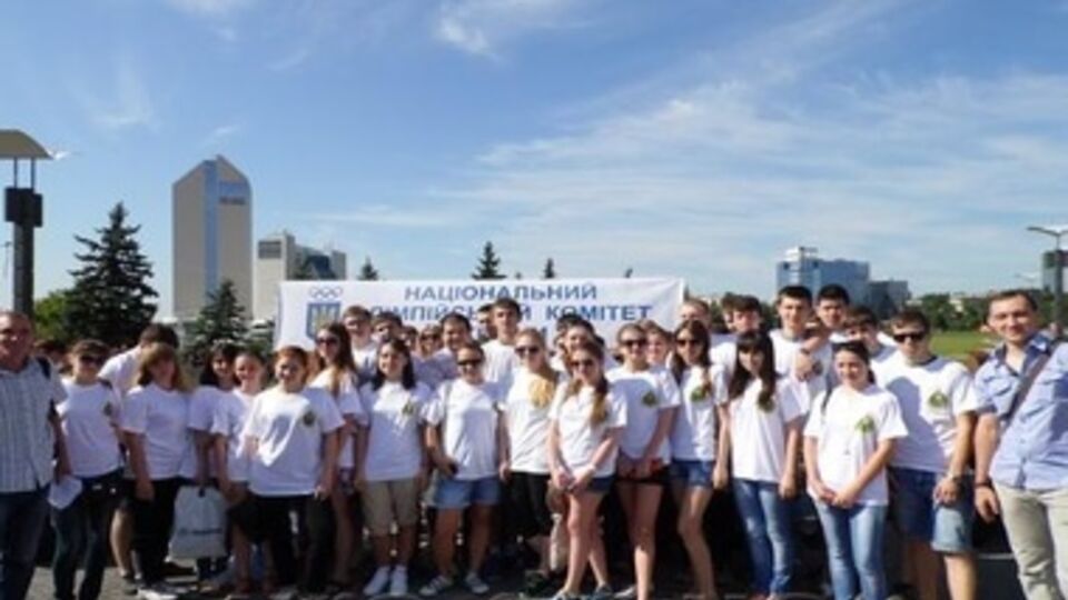 В Донецке отметили Олимпийский день