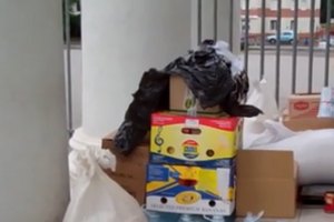 Гуманитарна помощь передается военнослужащим "из рук в руки"