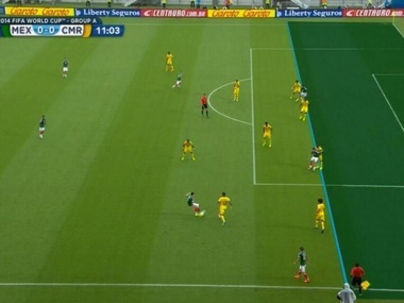 Момент, когда Клавихо зафиксировал ложный оффсайд