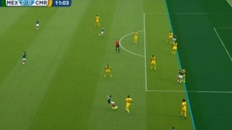 Момент, когда Клавихо зафиксировал ложный оффсайд