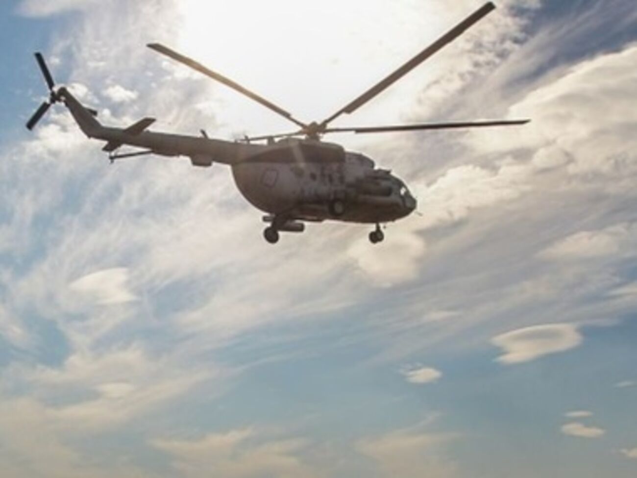 В Харьковской области разбился транспортный вертолет Ми-8