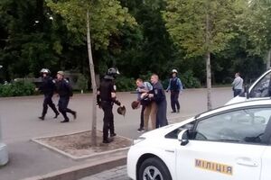 Митинги в Харькове завершились задержаниями
