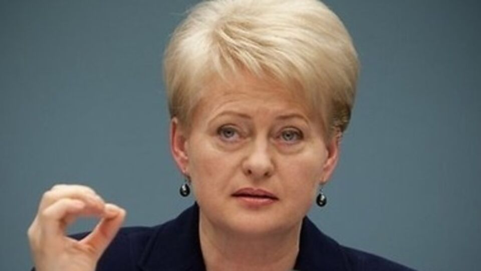 По мнению Грибаускайте, Путин не заслуживает доверия