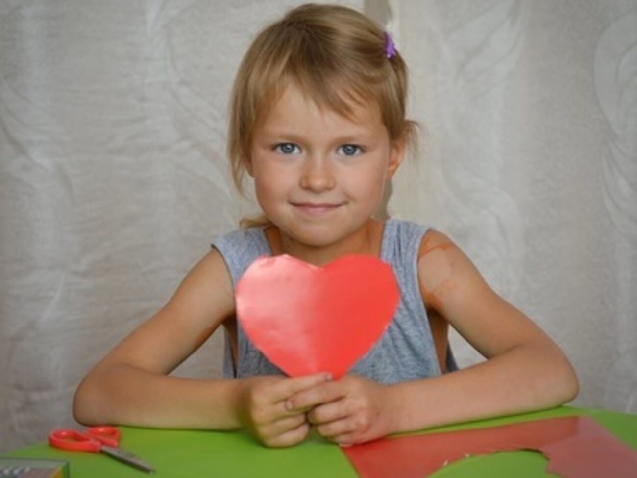 Шестилетняя Даша после успешной операции на сердце