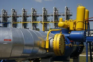 Российский газ идет транзитом через Украину в Словакию, а затем поставляется в другие европейские страны