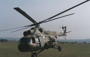 Боевики обстреляли военный украинский вертолет неподалеку Славянска