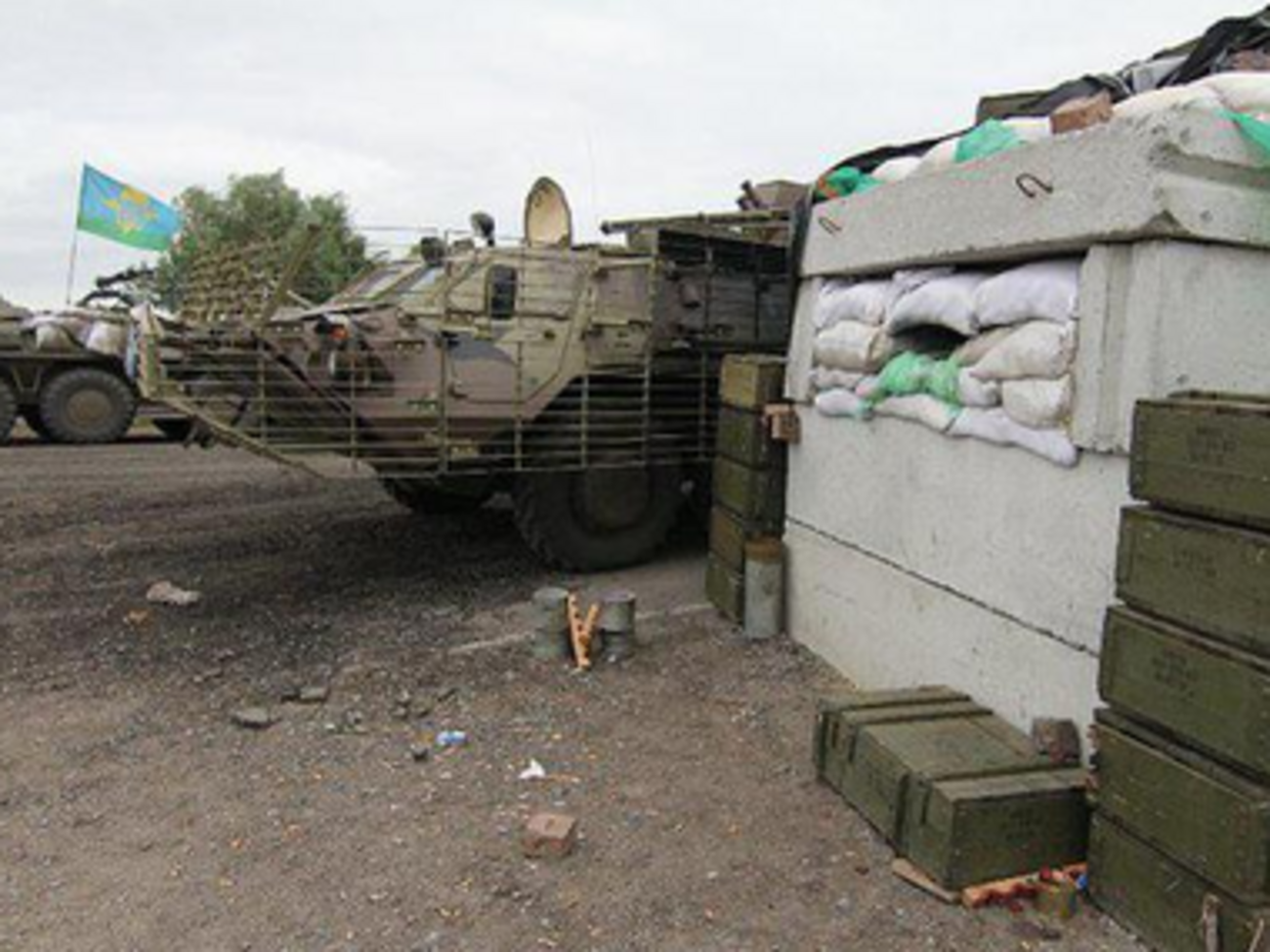 При обстреле террористы используют минометы и автоматические гранатометы