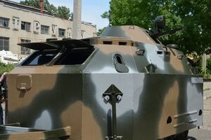 Передвижной блокпост на основе БТР